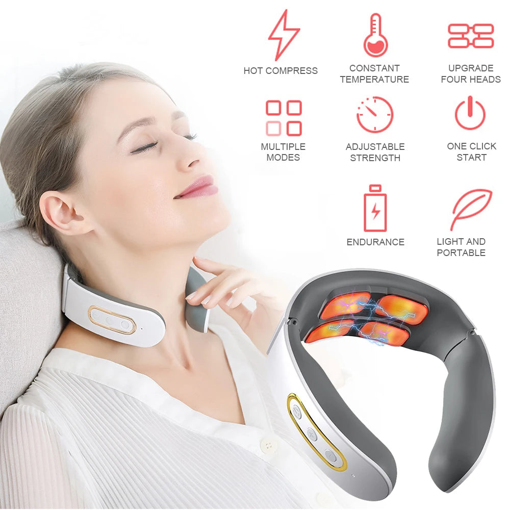 Heated Pulse Neck Massager